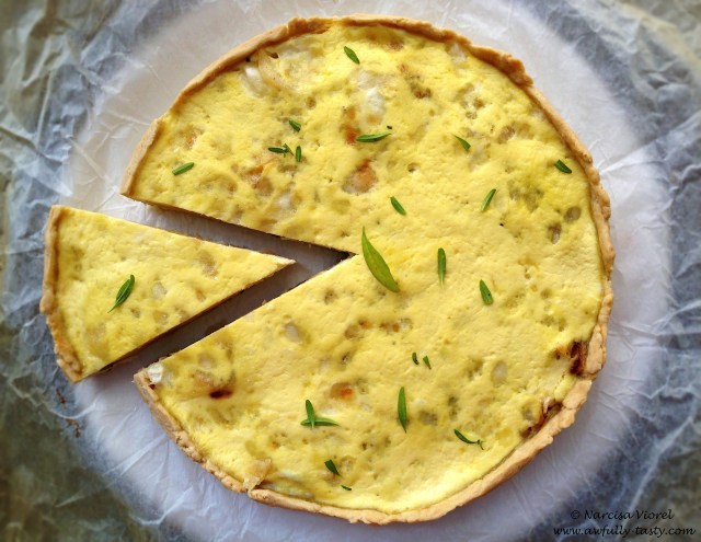 tarta cu ceapa, cartofi si branza2