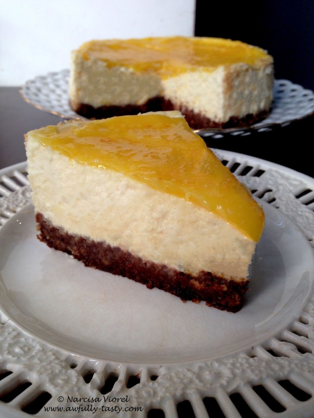 orange curd cheesecake