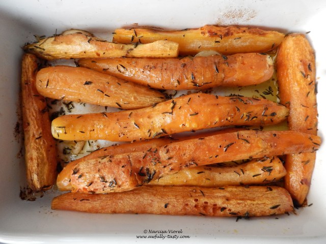 morcovi copti cu cimbru