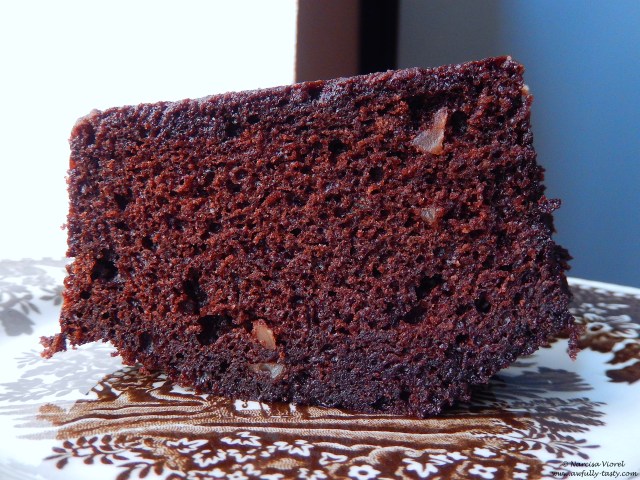 black chocolate party cake