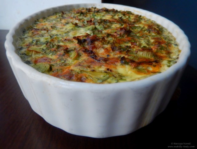 gratin de dovlecel cu cheddar